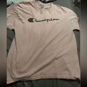 pink champion tshirt